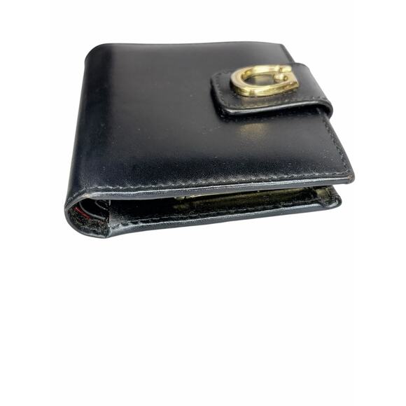 Gucci Horsebit Black Leather Kisslock Wallet w/ Gold Hardware - Picture 6 of 14